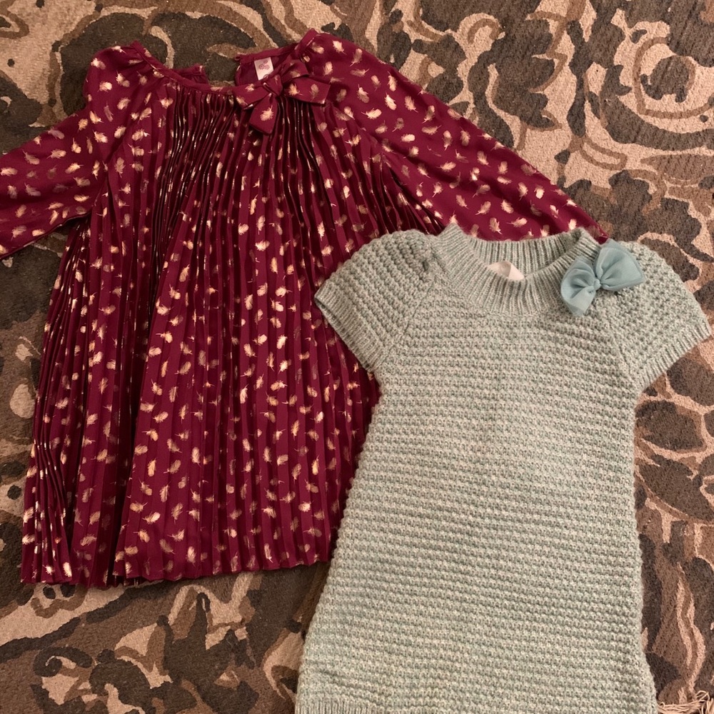 Lot of 2 toddler girl’s dresses for fall. Size 3T